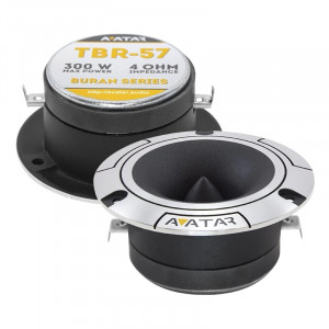 Tweeter auto Avatar Buran TBR-57 set componente, 71.5mm, 150W RMS, 4Ω, set 2 tweetere