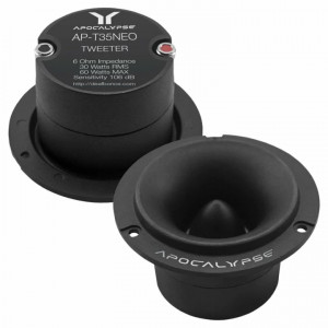 Tweeter auto Deaf Bonce Apocalypse AP-T35 NEO set componente, 68mm, 30W RMS, 6Ω, set 2 tweetere