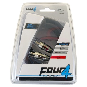 Cablu RCA Four Connect, 4-800355, Stage 3, 1.5 METRI, 2 canale - Img 3