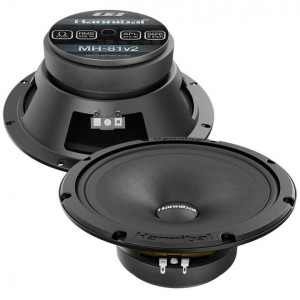 Difuzoare auto Deaf Bonce Hannibal MH-81 V2 set componente, 200mm, 200W RMS, 4Ω, set 2 difuzoare - Img 7