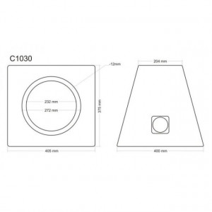 Incinta subwoofer universala, 250 mm, 30L - COD C1030 - Img 4