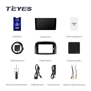 Navigatie Auto cu Asistenta AI Teyes CC4 PRO Renault Koleos 2008 - 2016 8+128GB 9.5" QLED, Android 13, 5G, 7.1 DSP, CarPlay - Img 9