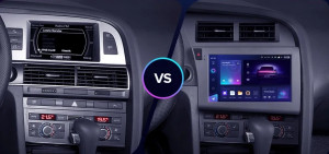 Navigatie Auto Teyes CC3 2K 360° Audi A6 C6 2004-2011 6+128GB 9.5" QLED Octa-core 2Ghz, Android 4G Bluetooth 5.1 DSP - Img 3