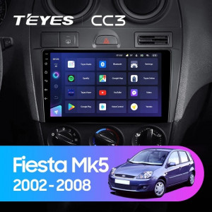 Navigatie Auto Teyes CC3 2K Ford Fiesta 5 2002-2008 4+32GB 9.5" QLED Octa-core 2Ghz Android 4G Bluetooth 5.1 DSP - Img 2