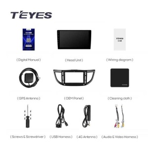 Navigatie Auto Teyes CC3 2K Honda CR-V 4 2011-2016 4+64GB 10.36" QLED Octa-core 2Ghz Android 4G Bluetooth 5.1 DSP - Img 8