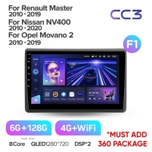 Navigatie Auto Teyes CC3 2K Nissan NV400 2010-2020 4+64GB 10.36" QLED Octa-core 2Ghz, Android 4G Bluetooth 5.1 DSP - Img 8