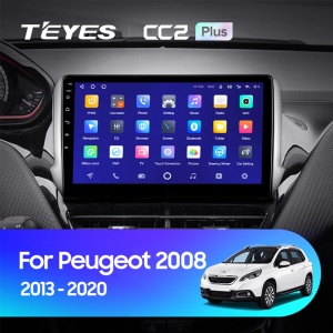 Navigatie Auto Teyes CC3 2K Peugeot 2008 2013-2019 4+64GB 10.36" QLED Octa-core 2Ghz, Android 4G Bluetooth 5.1 DSP - Img 2