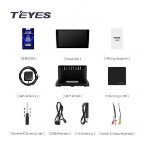 Navigatie Auto Teyes CC3 Volvo XC90 2002-2014 4+32GB 9" QLED Octa-core 1.8Ghz Android 4G Bluetooth 5.1 DSP - Img 8