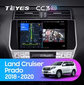 Navigatie Auto Teyes CC3L Toyota Land Cruiser Prado J150 2018-2020 4+32GB 10.2" IPS Octa-core 1.6Ghz, Android 4G Bluetooth 5.1 DSP - Img 2