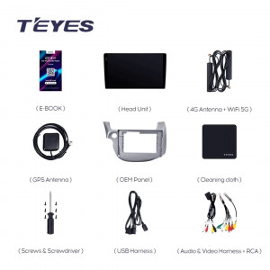 Navigatie Auto Teyes CC3L WiFi Honda Jazz 2 2007-2014 2+32GB 10.2" IPS Quad-core 1.3Ghz, Android Bluetooth 5.1 DSP - Img 7