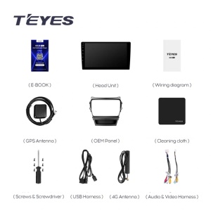 Navigatie Auto Teyes CC4 Hyundai Santa Fe 3 2013-2018 6+64GB 9.5" QLED Octa-core 2.7Ghz, Android 4G Bluetooth 5.1 DSP - Img 7