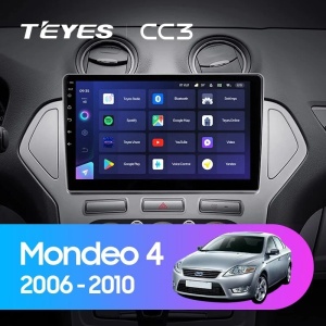Navigatie Auto Teyes CC4L Ford Mondeo 3 2007-2014 6+64GB 10.2" QLED Qualcomm 2Ghz, Android 4G Bluetooth 5.1 DSP