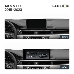 Navigatie Auto Teyes Lux One Audi A4 B9 2016-2023 6+128GB 12.3" IPS Octa-Core 2.0 GHz Android 4G DSP Bluetooth 5.1 - Img 3