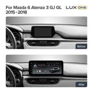 Navigatie Auto Teyes Lux One Mazda 6 2015-2018 4+32GB 12.3" IPS Octa-core 2Ghz, Android 4G Bluetooth 5.1 DSP - Img 3