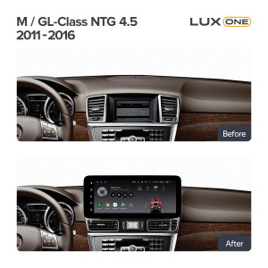Navigatie Auto Teyes Lux One Mercedes-Benz GLE W166 2011-2019 NTG 4.5 6+128GB 12.3" IPS Octa-core 2Ghz, Android 4G Bluetooth 5.1 DSP - Img 3