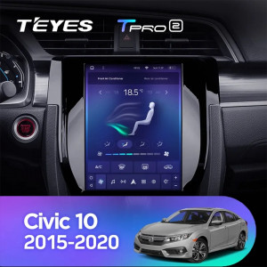 Navigatie Auto Teyes Tip Tesla TPRO 2 Honda Civic 10 2015-2020 3+32GB 9.7" QLED Octa-core 1.8Ghz, Android 4G Bluetooth 5.1 DSP - Img 5