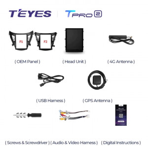 Navigatie Auto Teyes Tip Tesla TPRO 2 Hyundai Elantra 5 2010-2016 3+32GB 9.7" QLED Octa-core 1.8Ghz, Android 4G Bluetooth 5.1 DSP - Img 6