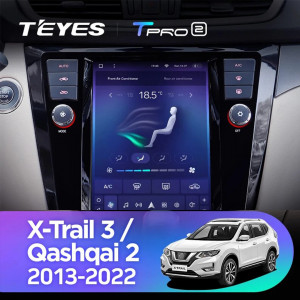 Navigatie Auto Teyes Tip Tesla TPRO 2 Nissan X Trail 3 T32 2013-2017 3+32GB 9.7" QLED Octa-core 1.8Ghz, Android 4G Bluetooth 5.1 DSP - Img 5