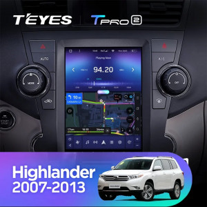 Navigatie Auto Teyes Tip Tesla TPRO 2 Toyota Highlander 2 2007-2013 3+32GB 9.7" QLED Octa-core 1.8Ghz, Android 4G Bluetooth 5.1 DSP - Img 5