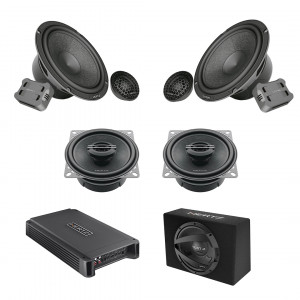 Pachet Difuzoare Auto cu subwoofer Daewoo Matiz 1998-2002 Hertz Cento 1500 W