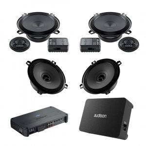 Pachet Difuzoare Auto cu subwoofer Suzuki Wagon R 2012-2023 Audison Prima 1010 W