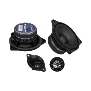 Pachet sistem audio Plug&Play For-X dedicat BMW Hifi XQ-40C XQ-402BMW + Amplificator Zapco HB 410 ADSP + Conectica dedicata - Img 2