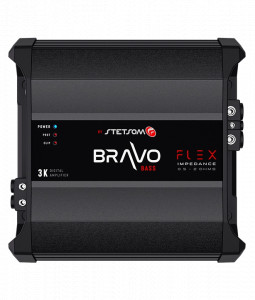 Amplificator auto STETSOM BRAVO BASS FLEX 3K - 1, 1 canal, 3500W