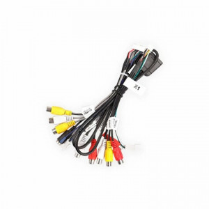 Cablu Output multifuncăional dedicat navigatiilor Teyes, RCA AV, MIC, SIM