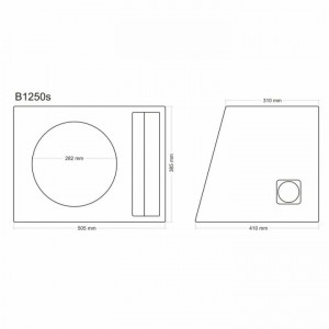 Incinta subwoofer universala, 300 mm, 50L - COD B1250s - Img 9