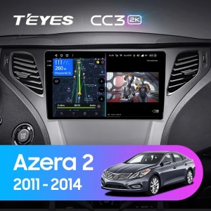 Navigatie Auto cu Asistenta AI Teyes CC4 PRO Hyundai Azera 2011-2014 8+128GB 9.5" QLED, Android 13, 5G, 7.1 DSP, CarPlay - Img 2