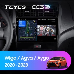 Navigatie Auto cu Asistenta AI Teyes CC4 PRO Toyota Wigo 2020-2023 8+128GB 10.36" QLED, Android 13, 5G, 7.1 DSP, CarPlay - Img 2