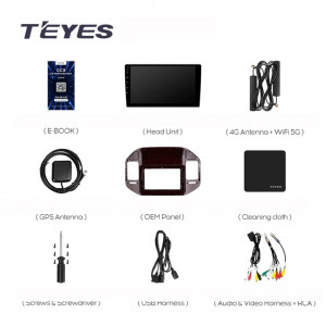 Navigatie Auto Teyes CC3 2K 360° Mitsubishi Pajero 3 V70 V60 1999-2006 6+128GB 9.5" QLED Octa-core 2Ghz, Android 4G Bluetooth 5.1 DSP - Img 8