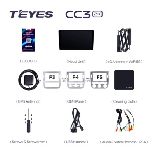 Navigatie Auto Teyes CC3 360° Volkswagen Scirocco 2008-2017 6+128GB 9" QLED Octa-core 1.8Ghz, Android 4G Bluetooth 5.1 DSP - Img 8
