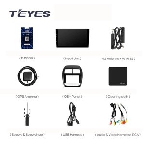 Navigatie Auto Teyes CC3L Mitsubishi ASX 2 2016-2023 4+32GB 9" IPS Octa-core 1.6Ghz Android 4G Bluetooth 5.1 DSP - Img 9