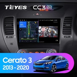 Navigatie Auto Teyes CC4 Kia Cerato 3 2012-2017 6+128GB 9.5" QLED Octa-core 2.7Ghz, Android 4G Bluetooth 5.1 DSP - Img 1