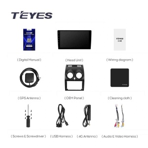Navigatie Auto Teyes CC4L Nissan Qashqai 1 J10 2006-2013 6+64GB 9" QLED Qualcomm 2Ghz, Android 4G Bluetooth 5.1 DSP - Img 6