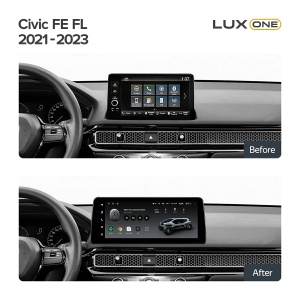 Navigatie Auto Teyes Lux One 360° Honda Civic 11 2021-2023 6+128GB 12.3" IPS Octa-core 2Ghz, Android 4G Bluetooth 5.1 DSP - Img 3