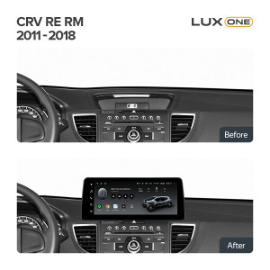 Navigatie Auto Teyes Lux One Honda CR-V 4 2011-2016 4+32GB 12.3" IPS Octa-core 2Ghz, Android 4G Bluetooth 5.1 DSP - Img 3