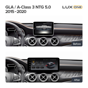 Navigatie auto Teyes Lux One Mercedes-Benz A Class W176 2015-2020 NTG 5.0 6+128GB 12.3 IPS Octa-Core 2.0 GHz Android 4G DSP Bluetooth 5.1 - Img 2