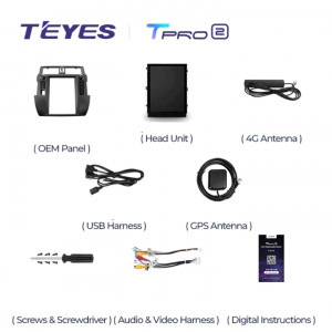 Navigatie Auto Teyes Tip Tesla TPRO 2 Toyota Land Cruiser Prado J150 2013-2017 3+32GB 9.7" QLED Octa-core 1.8Ghz, Android 4G Bluetooth 5.1 DSP - Img 6