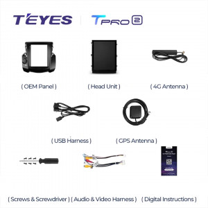 Navigatie Auto Teyes Tip Tesla TPRO 2 Toyota RAV4 XA30 2005-2013 3+32GB 9.7" QLED Octa-core 1.8Ghz, Android 4G Bluetooth 5.1 DSP - Img 6