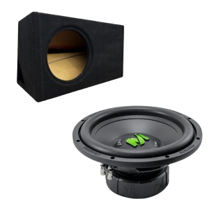 Pachet Subwoofer auto Deaf Bonce ML 12R D2 500W RMS + Incinta custom, 300 mm, 50L