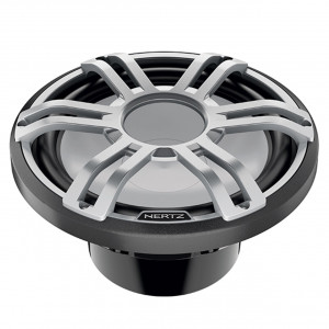 Subwoofer Marine Hertz HMS 12 S4-LD-G / SW, Negru / Alb, 300mm," 500W RMS 4Ω - Img 3