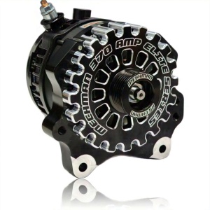 Alternator Billet V-mount de 370 de amperi pentru motoarele Ford Modular SOHC