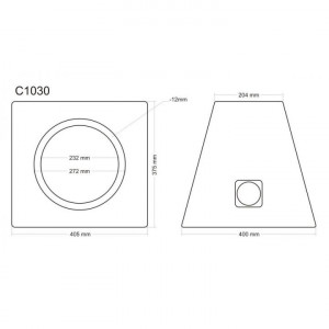 Incinta subwoofer universala, 250 mm, 30L - COD C1030 - Img 6