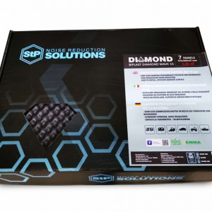Insonorizant auto STP Biplast Diamond Wave 15mm; 1,31 m2, Bulk Pack / Foaie