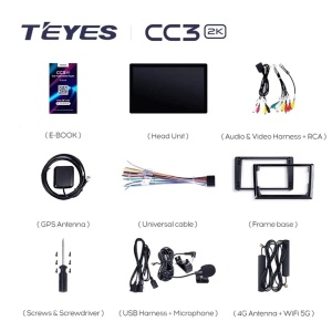Navigatie Auto Teyes CC3 2K 360 6+128GB 13" QLED Octa-core 2Ghz Android 4G Bluetooth 5.1 DSP - Img 5