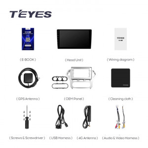 Navigatie Auto Teyes CC3 2K Ford Mondeo 3 2007-2014 4+64GB 10.36" QLED Octa-core 2Ghz Android 4G Bluetooth 5.1 DSP - Img 8