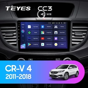 Navigatie Auto Teyes CC3 2K Honda CR-V 4 2011-2016 6+128GB 10.36" QLED Octa-core 2Ghz Android 4G Bluetooth 5.1 DSP - Img 2