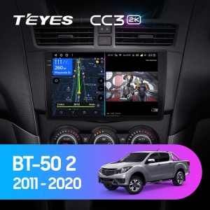 Navigatie Auto Teyes CC3 2K Mazda BT-50 2011-2020 4+64GB 9.5" QLED Octa-core 2Ghz, Android 4G Bluetooth 5.1 DSP - Img 2